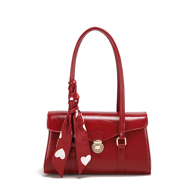 PAYOT Microfiber Synthetic Leather One Shoulder Handbag Regular Women's Burgundy
