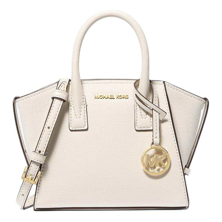 MICHAEL KORS Avril Cow Leather Crossbody One Shoulder Handbag Regular Women's White