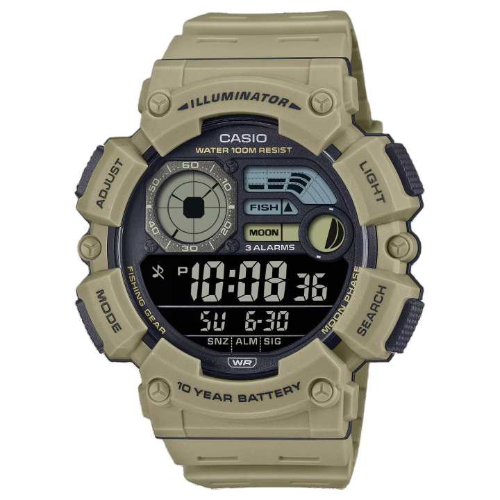 CASIO CASIO Unisex DIGITAL Series Black Watch WS1500H-5BV