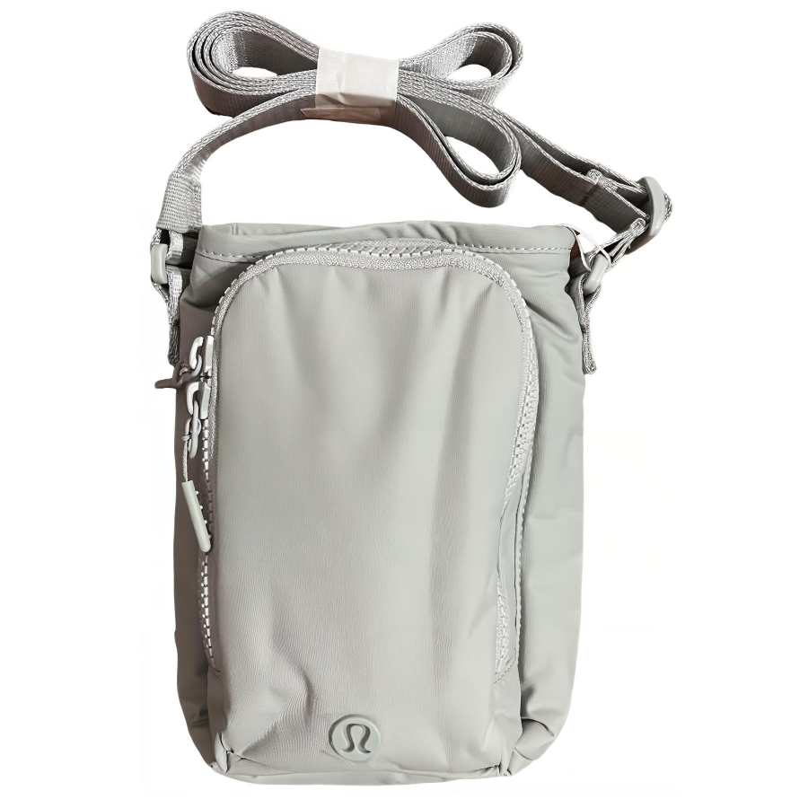 Lululemon Recycled Nylon Shoulder Bag, Crossbody Bag Regular Unisex Jade Gray