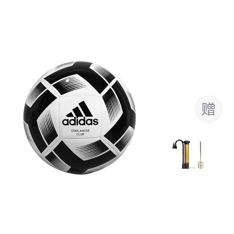 Adidas Adidas Size 5 Ball Soccer Ball Pu Machine Stitched Soccer Ball Unisex Black White