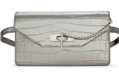 CHARLES&KEITH Pu Shoulder Bag Small Women's Tin Gray Pewter