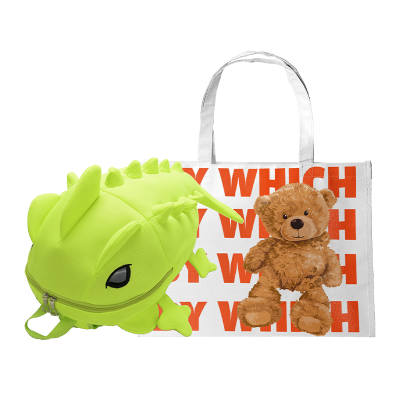 Bywhich Polyester Backpack Regular Unisex Green/Black