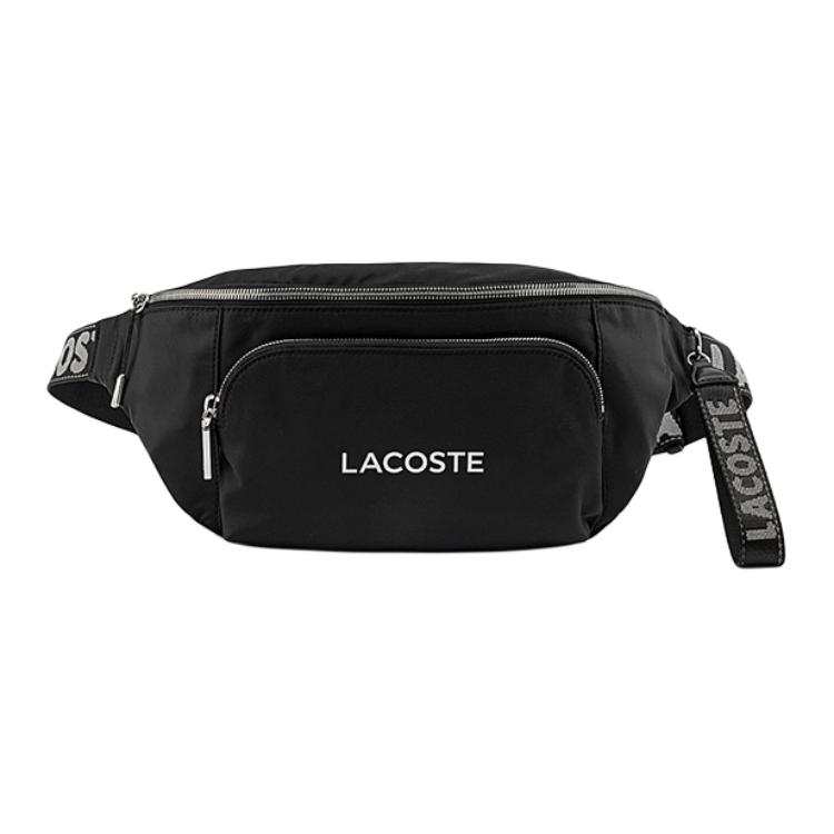 LACOSTE Canvas Fanny Pack Unisex Black