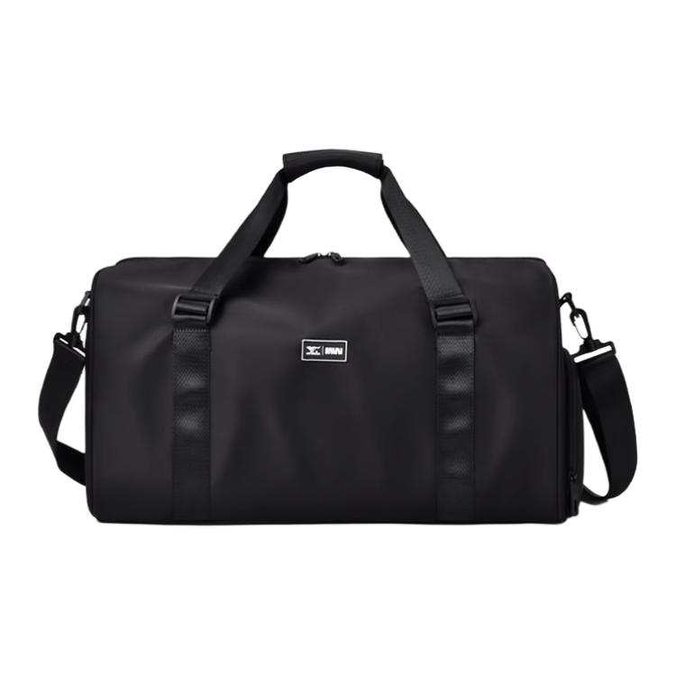 SEPTWOLVES Fabric Travel Bag Gym Bag Large Men's Black
