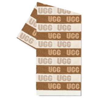 UGG Acrylic Knit Scarves Women's Brown