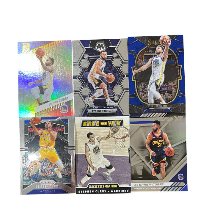 PANINI Warriors Core Stephen Curry Moe God Multi Series Refraction Teka Star Card Rare Sports Cards 6 Pcs