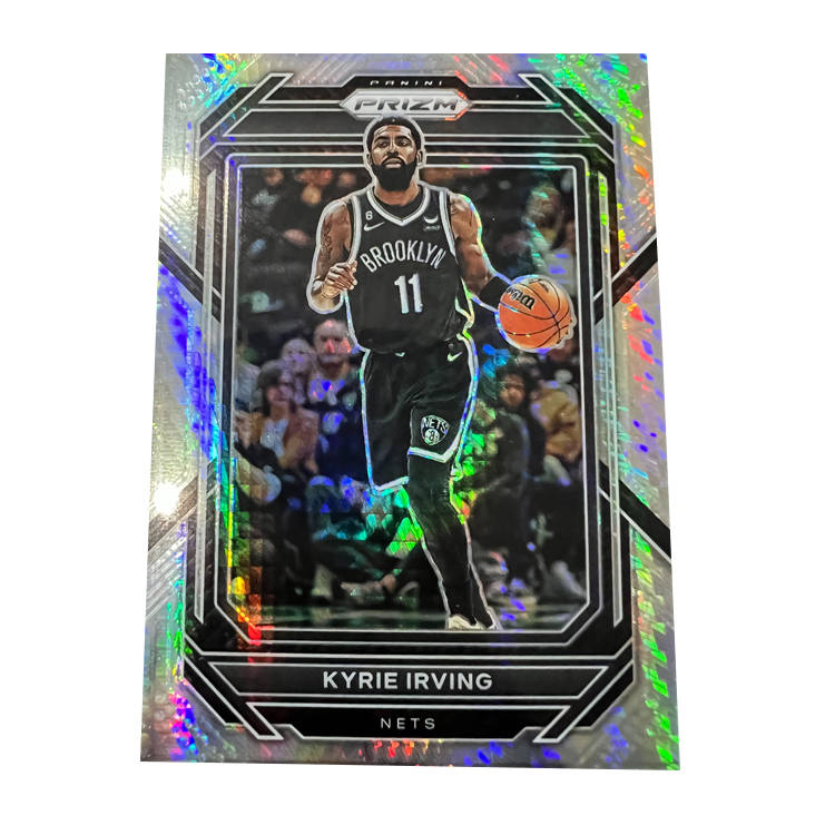 PANINI Nets, Kyrie Irving, Euro God Prizm Collection Mojo Fold, Maze Fold, Player Card, Rare Sports Cards 1 Pc