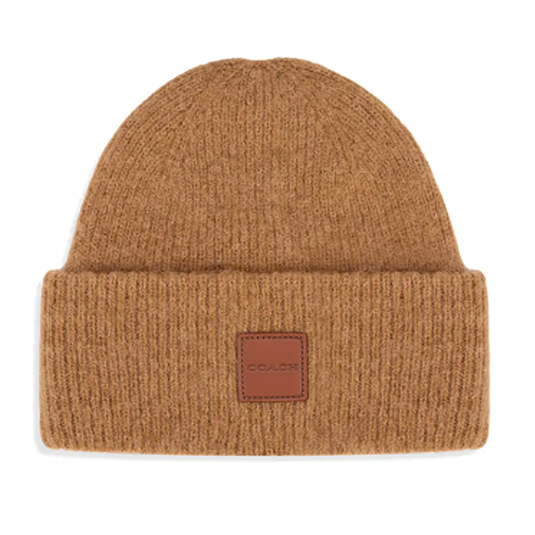 COACH COACH Sheep Wool, Polyamide, Alpaca Beanies Unisex Brown