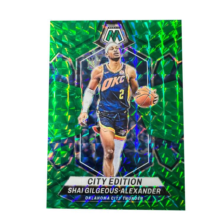PANINI Thunder Core, Alexander SGA Mosaics Collection, Green Mosaics Discount, Player Card, Rare Sports Cards 1 Pc