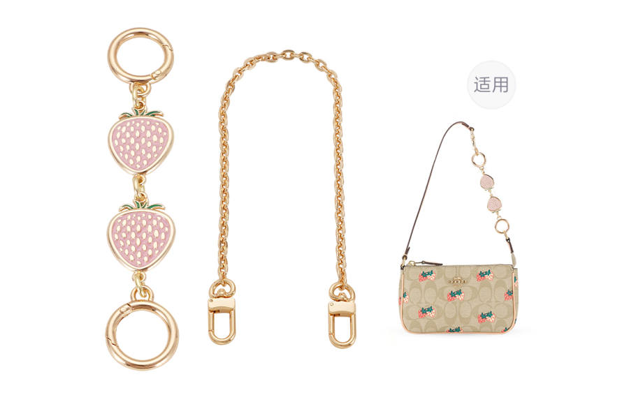 Lan Bao Fan Alloy Bag Straps Women's