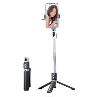 X-IT X IT Mini Portable Retractable With Fill Light Cell Phones Live Streaming Tripod Stands Integrated Design