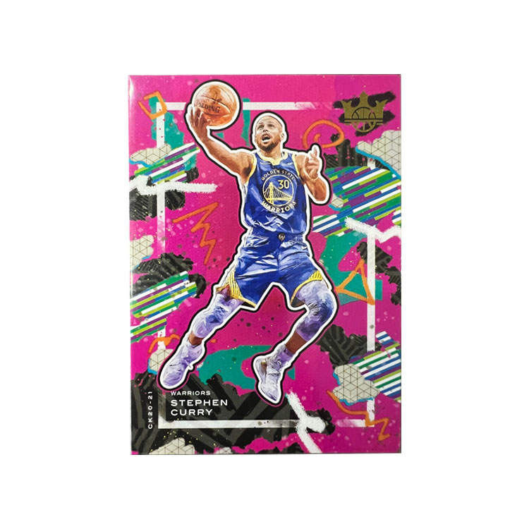 PANINI Warriors Stephen Curry Cute God Oil Painting Collection Selected For Beauty Player Card Rare Sports Cards 1 Pc