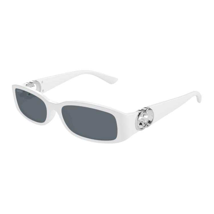 GUCCI GUCCI Rectangular Sunglasses Women's White