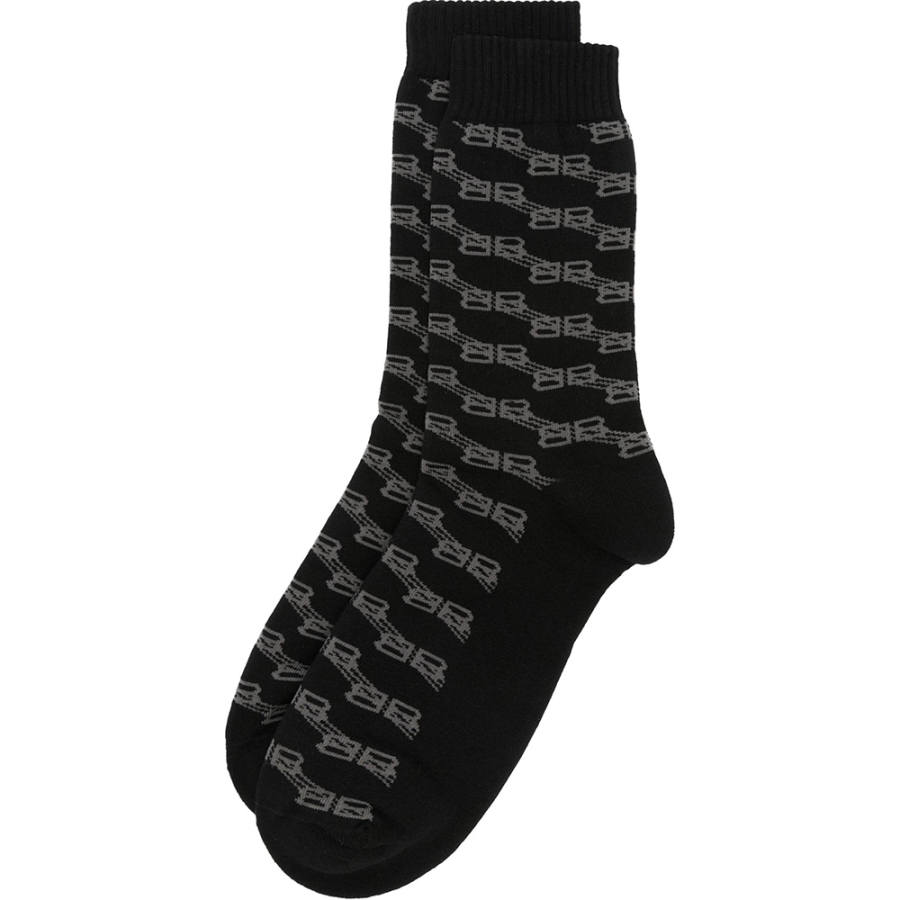 Balenciaga 【Best of: PromotionsPrevious Season】monogram-jacquard socks
