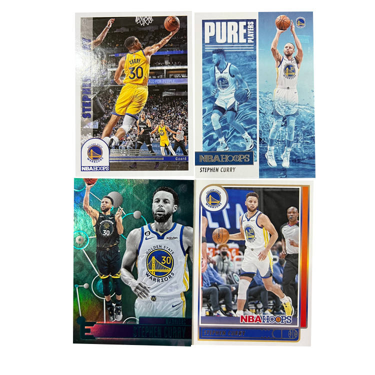 PANINI Warriors Core Stephen Curry Moe God Multi Series Refraction Teka Star Card Rare Sports Cards 4 Pcs