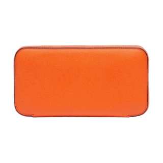 Valextra Millepunte Calfskin Wallet Women's Lobster Red