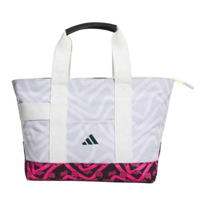 Adidas Adidas Codechaos Polyester Tote Bag, Shopping Bag, Handbag Unisex White & Pink