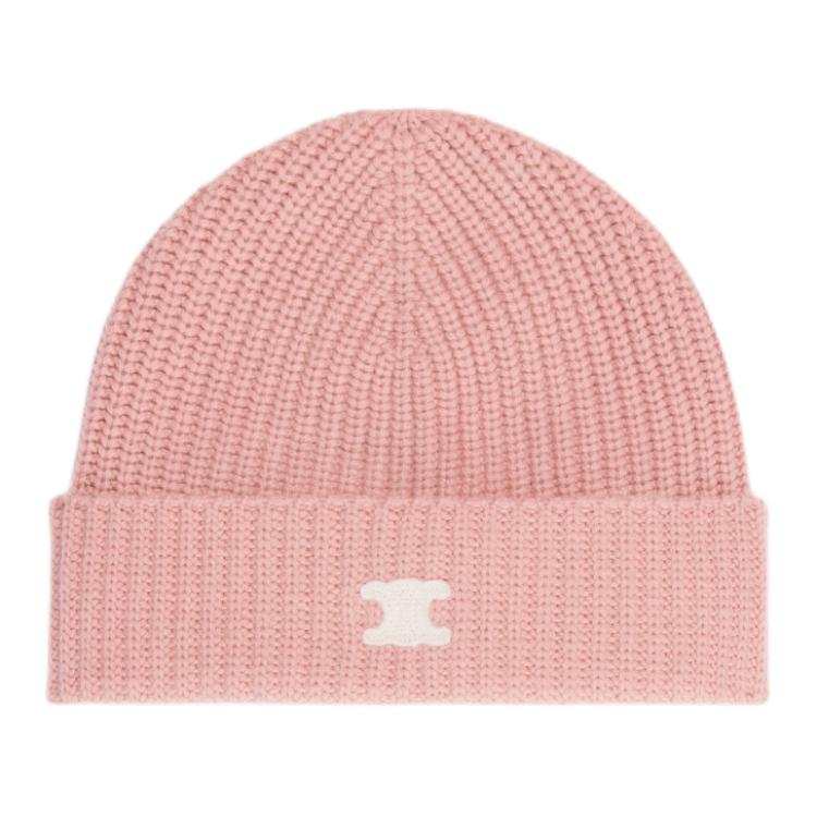 CELINE CELINE Triomphe Beanie In Heritage Cashmere