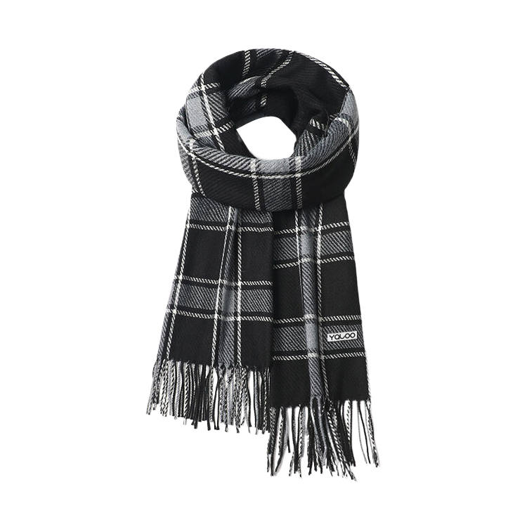 YALU Polyester Knit Scarves Unisex Gift Box Set
