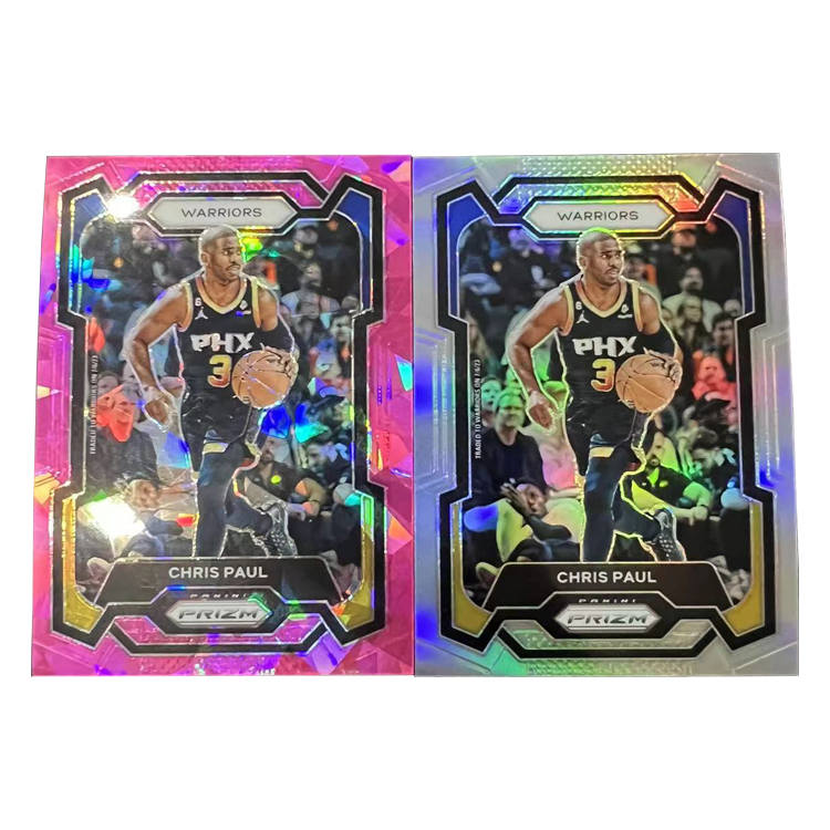 PANINI Suns, Chris Paul CP3, Prizm Collection, Shredding Ice, Silver Ice, Star Cards, Rare Sports Cards 2 Pcs