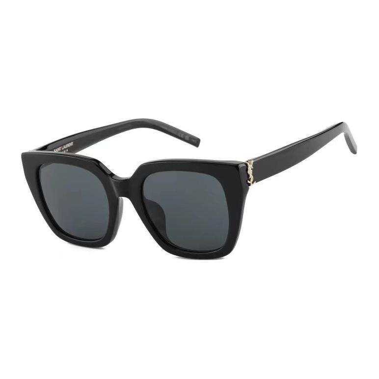 SAINT LAURENT Square Sunglasses Women's Black