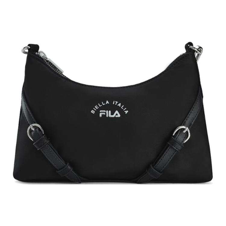 FILA Fabric Crossbody Bag, Shoulder Bag Mini Women's Black