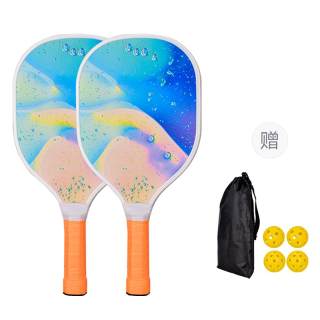 UMA Pickleball Paddle, Niche Racquet Sports, Set Honeycomb Carbon Fiber Paddle, Pika PE Dotted Ball Sports