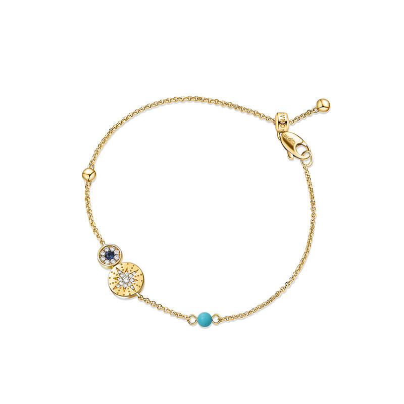 Apm Monaco 18K Gold plated Bracelets Unisex Gold