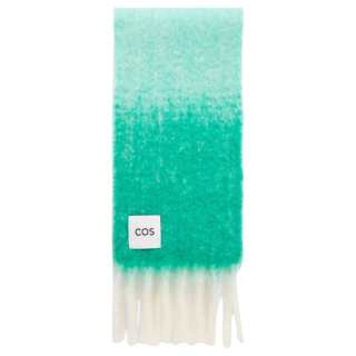 COS Mohair Knit Scarves Women's Green
