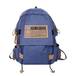 GOX Nylon Backpack Unisex Blue/Red/Black/White