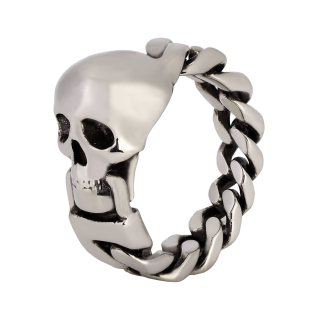 Alexander McQueen Skull Chain Ring