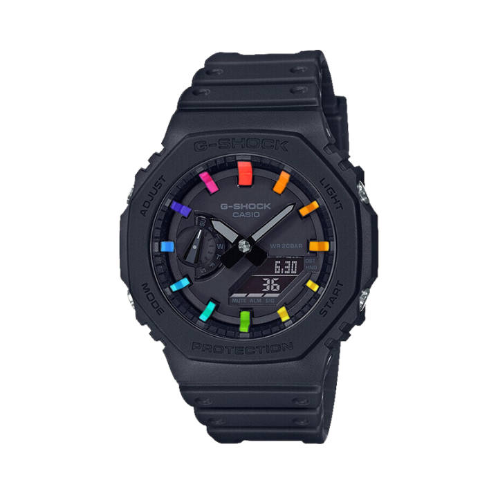 CASIO CASIO Unisex Liquid Crystal/Analog Dual Display Series Black Watch
