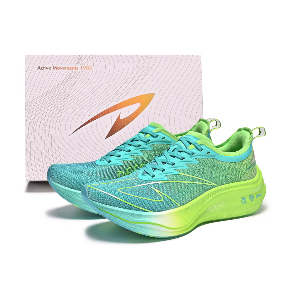 DEERWAY Fabric Running Shoes Men's Grass Green
