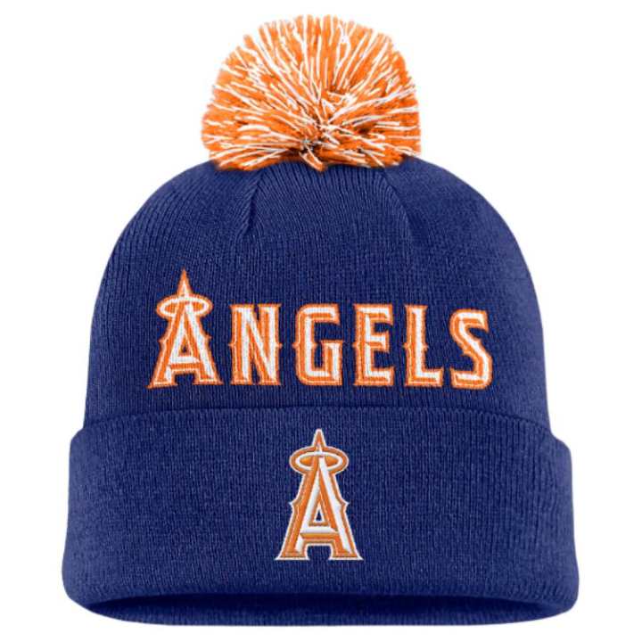 Nike Nike Los Angeles Angels Peak Men's Nike Mlb Cuffed Pom Beanie