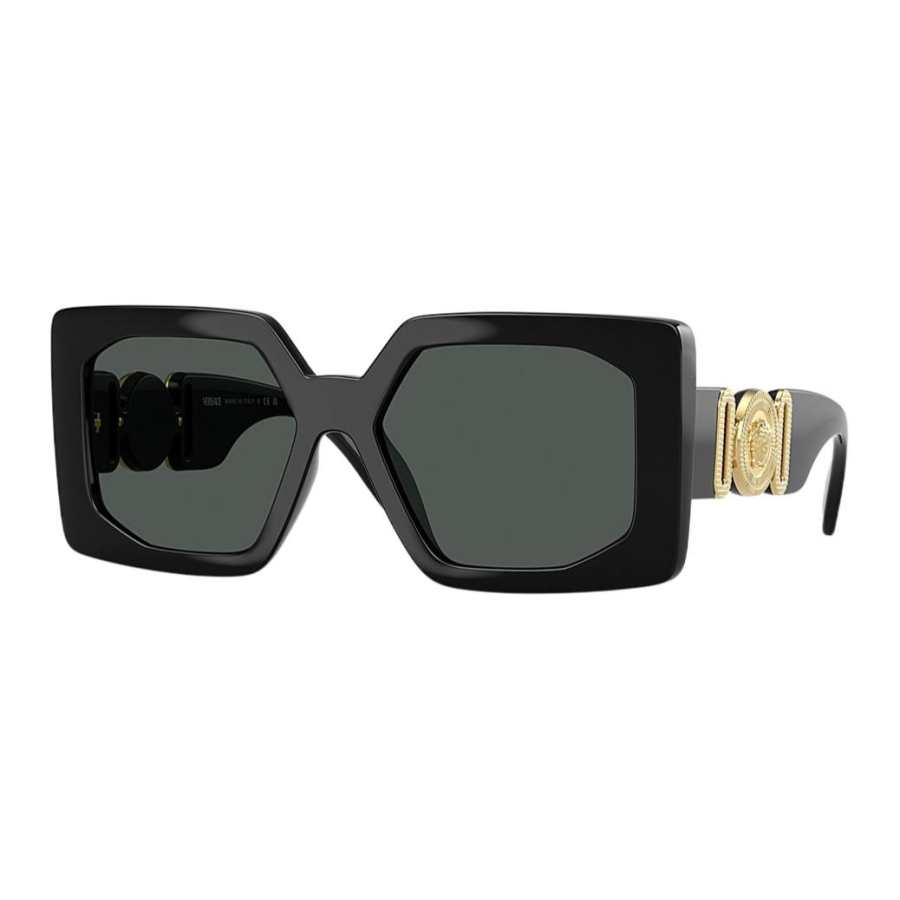 VERSACE VERSACE Square Sunglasses Gray