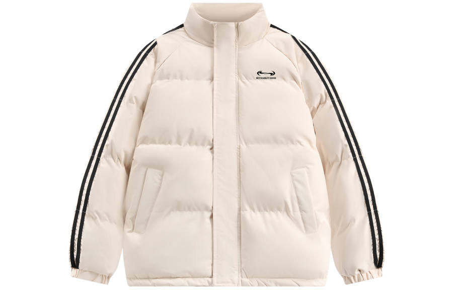 HEYMARKET Puffer Jackets Unisex Stand Collar Moderate Padded Puffer Jacket