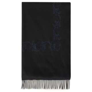 Loro Piana Cashmere Knit Scarves Women's Black