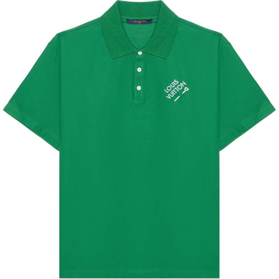LOUIS VUITTON SS24 Polo Shirt Men's Green