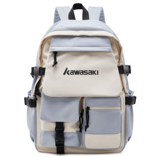 Kawasaki Fabric Backpack Regular Unisex Ecru/Black/Black White/White Green/White Blue