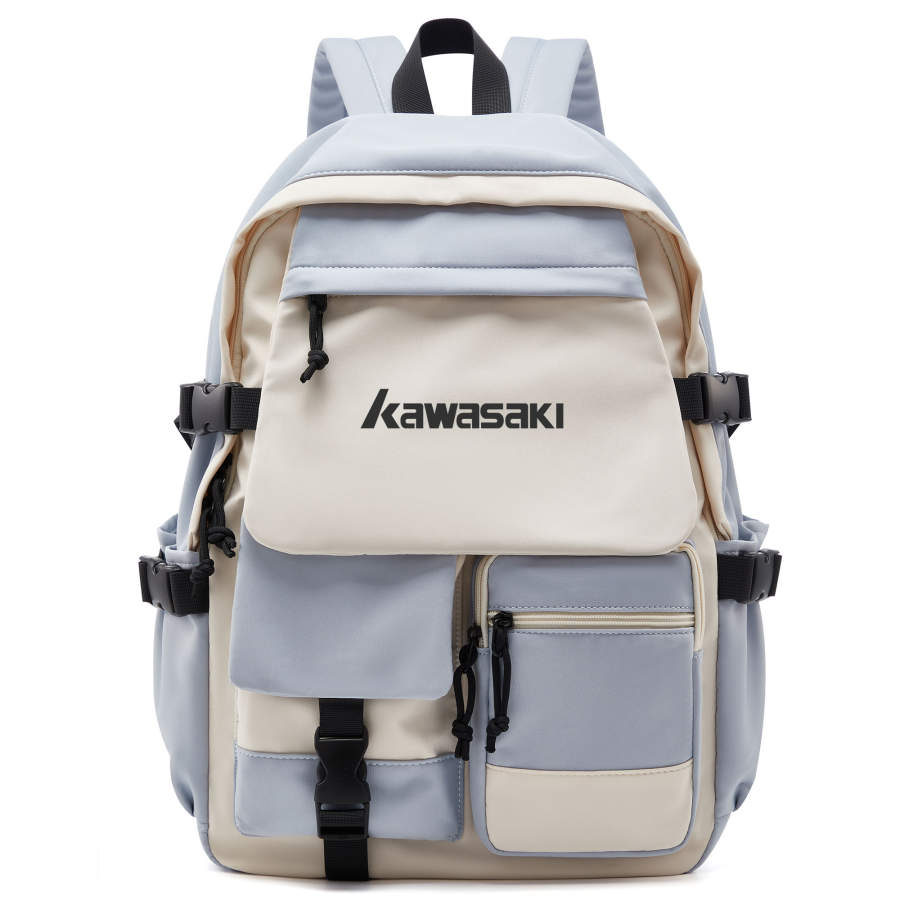Kawasaki Fabric Backpack Regular Unisex Ecru/Black/Black White/White Green/White Blue
