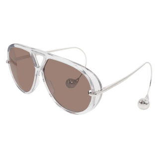Bottega Veneta Eyewear Drop Aviator Frame Sunglasses