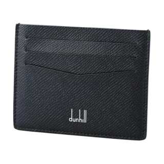 Dunhill Cow Leather Card Holder Men's Black