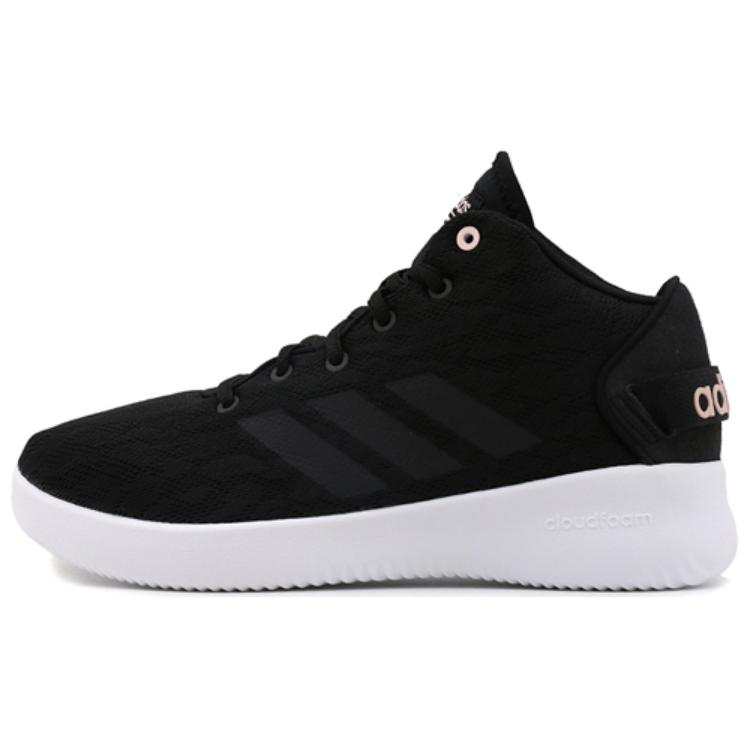Adidas Adidas Lifestyle Shoes Comfortable Slip Resistant Abrasion Resistant Mid top Casual Shoes Women's Black