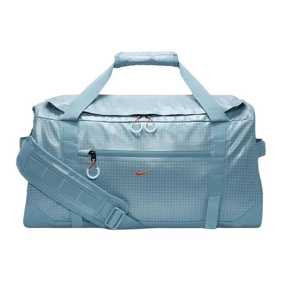 Nike Nike Fabric Travel Bag Regular Unisex Denim Blue Green And Coral Red