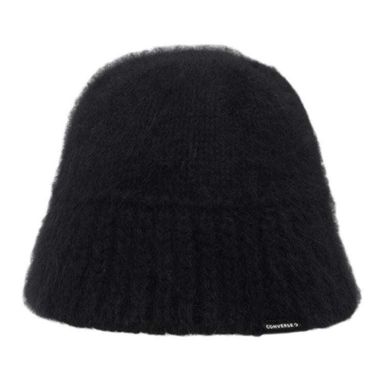 Converse Converse Polyamide, Rabbit Fur Bucket Hats Unisex Black