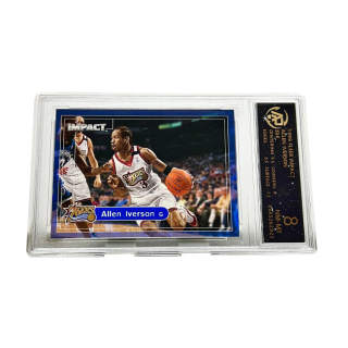 Skybox FLEER Allen Iverson Star Card Skybox Collection 1999 Season, Leading The Team To Reach The Playoffs After 8 Years