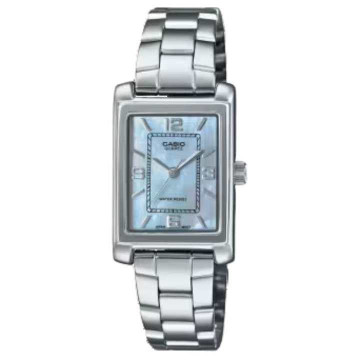CASIO CASIO Women's Standard Series Mother Of Pearl Color Watch LTP-1234DS-2A