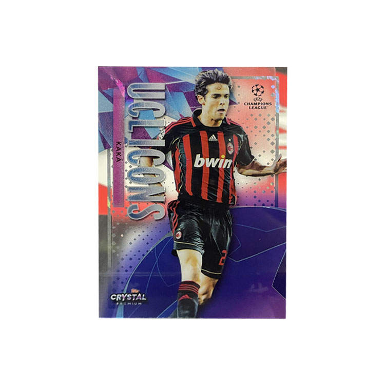 Topps UEFA Crystal, Special Card, Brazil AC Beige Blue, Real Madrid, Kaká, Star Card, Card Pass Sports Cards 1 Pc