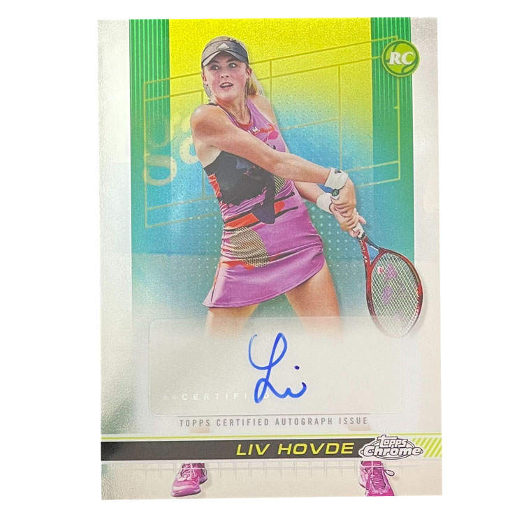 Topps Horford 2024 Chrome Tennis RC Rising Stars, Signature Cards, Player Cards, Card Collection Pass Sports Cards 1 Pc